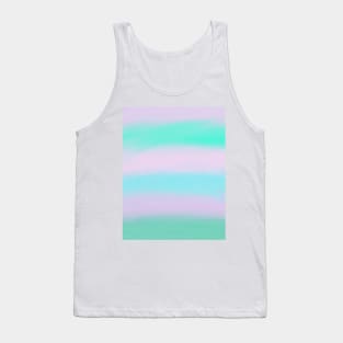 Water Color Pastel Rainbow StripE Tank Top